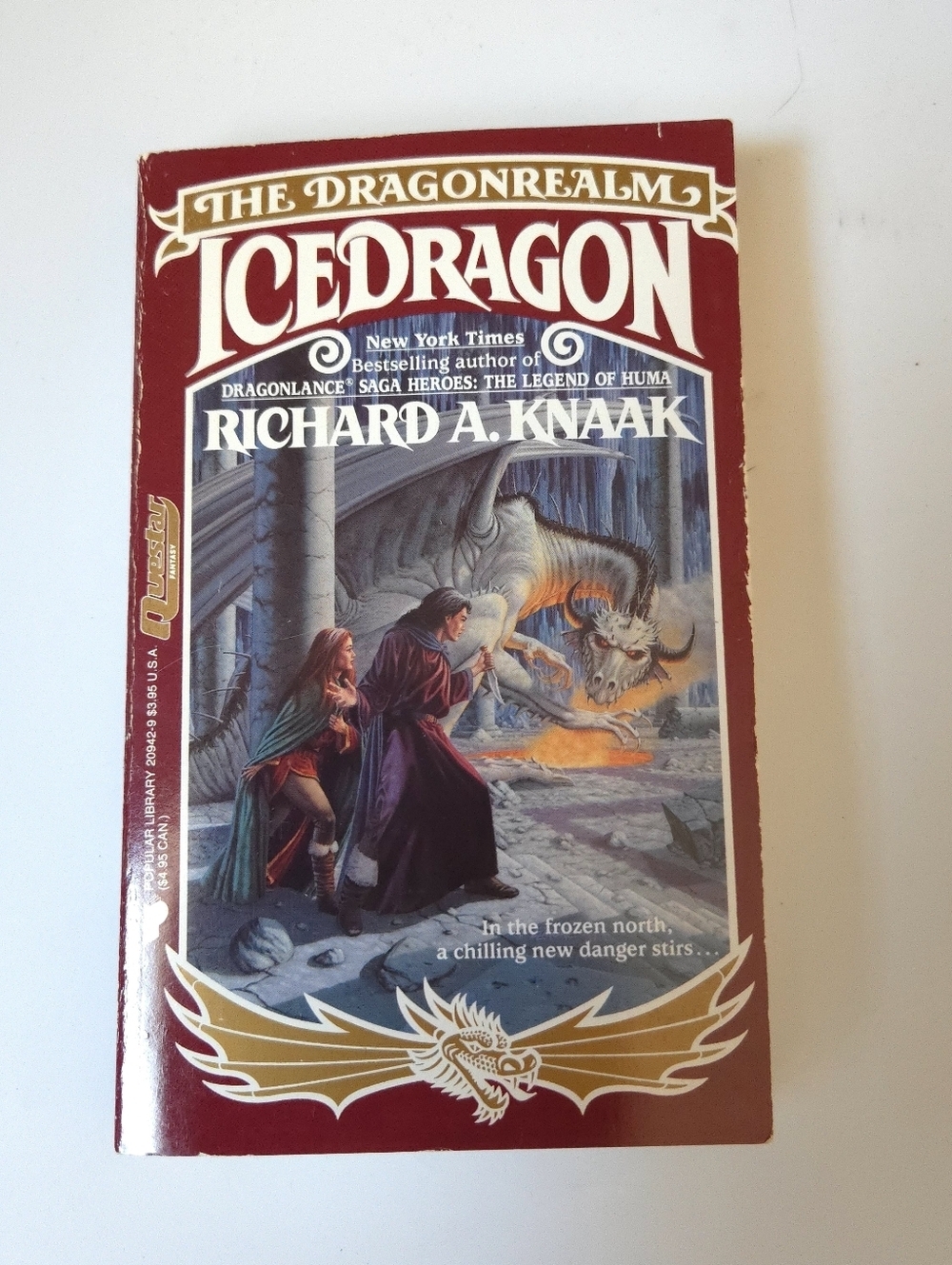 Ice Dragon by Richard A. Knaak Paperback Book